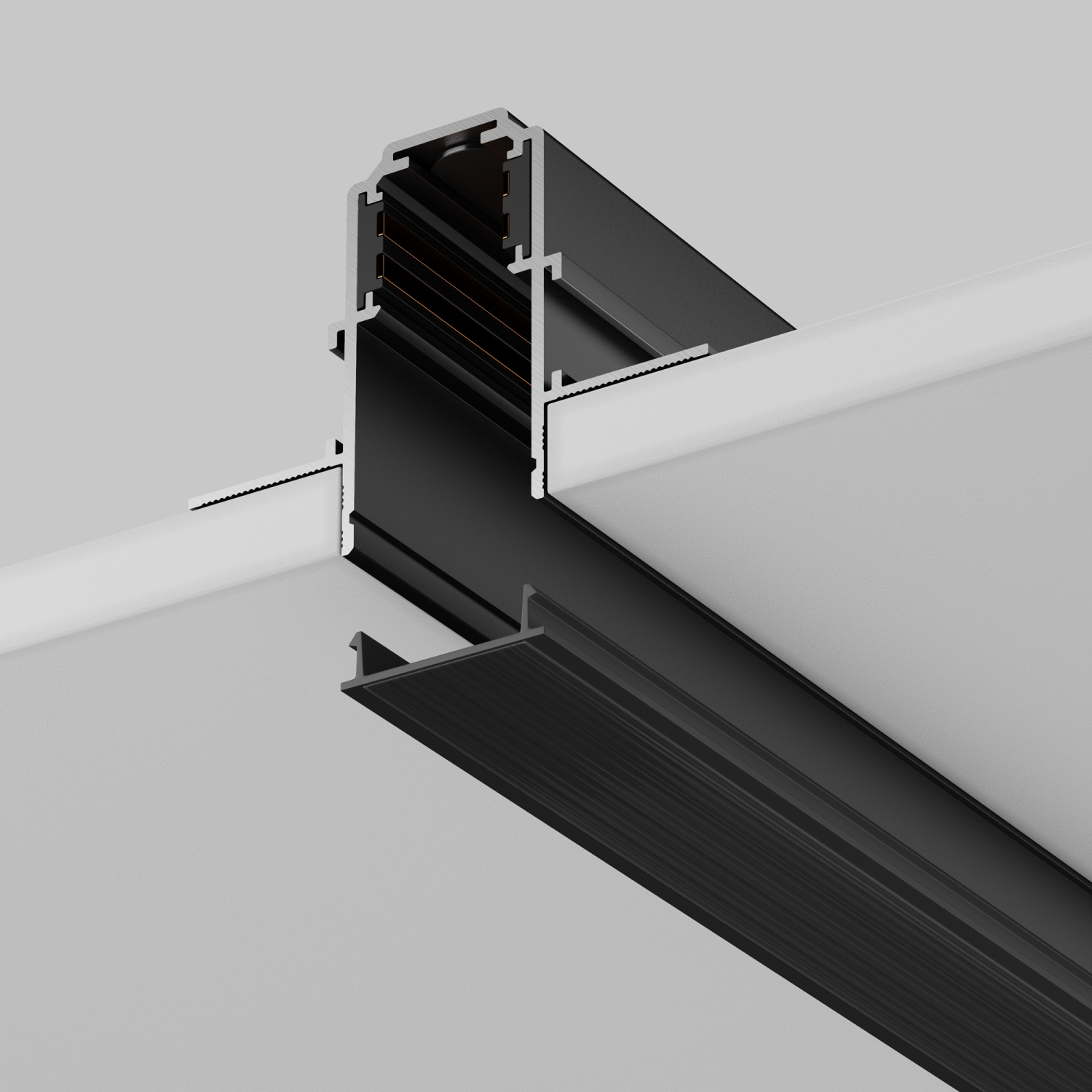 Maytoni Technical Декоративная накладка 1шт Exility черный TRA034DO-1B