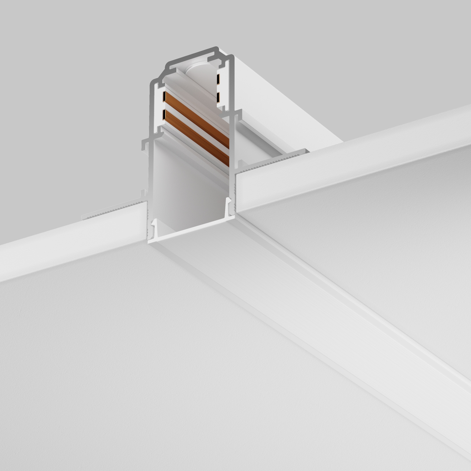 Maytoni Technical Декоративная накладка 1шт Exility белый TRA034DO-1W