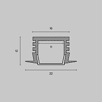 Maytoni Led Strip Профиль ALM006S-2M