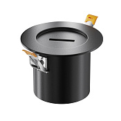 Maytoni Technical Потолочная чаша Parity встраиваемая с коннектором питания черная TRA130RSC-2B