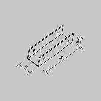 Maytoni Outdoor Комплектующие для уличной трековой системы O-TR001-SC180