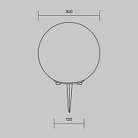 Maytoni Outdoor Erda Ландшафтный светильник цвет: белый O594FL-01W