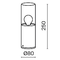 Maytoni Outdoor Amas Ландшафтный светильник цвет: графит O432FL-01GF