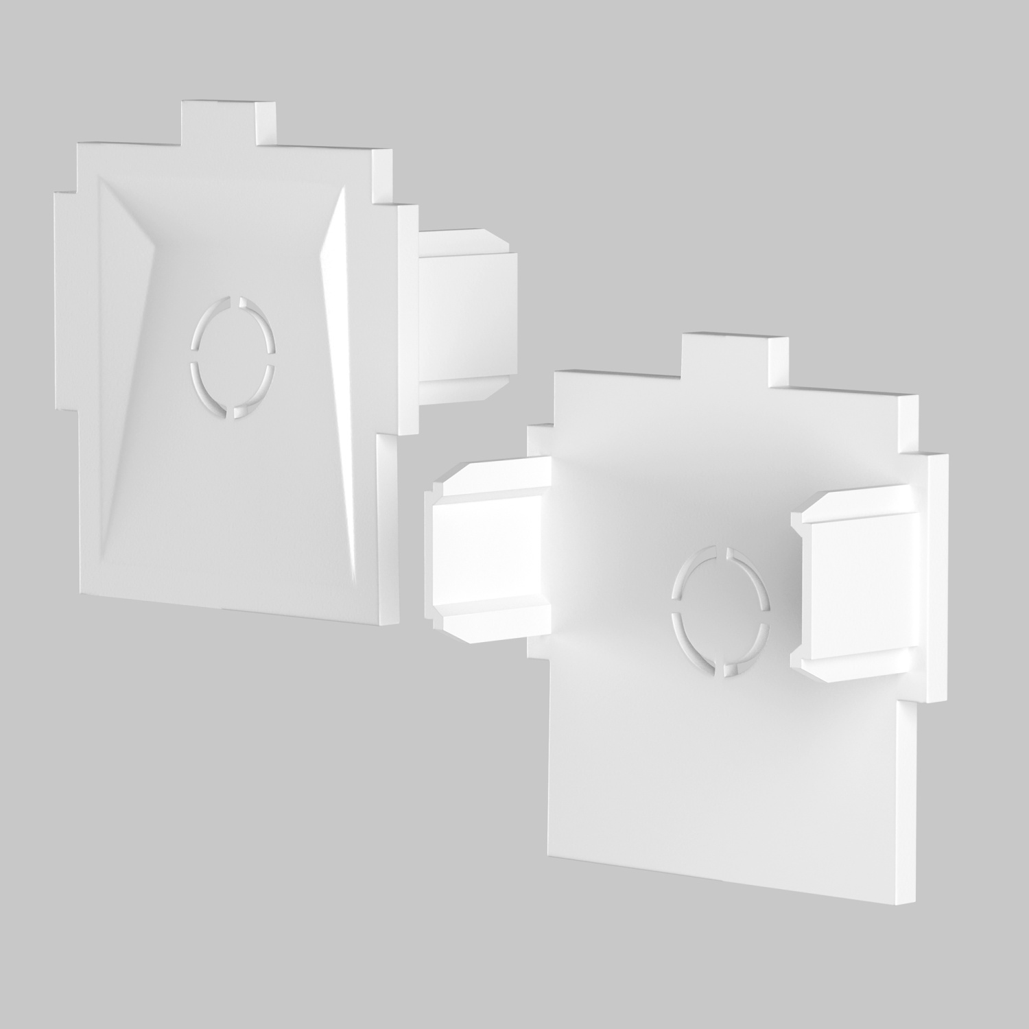 Maytoni Technical Комплект заглушек к встраиваемому шинопроводу Radity 2шт TRA084EC-12W