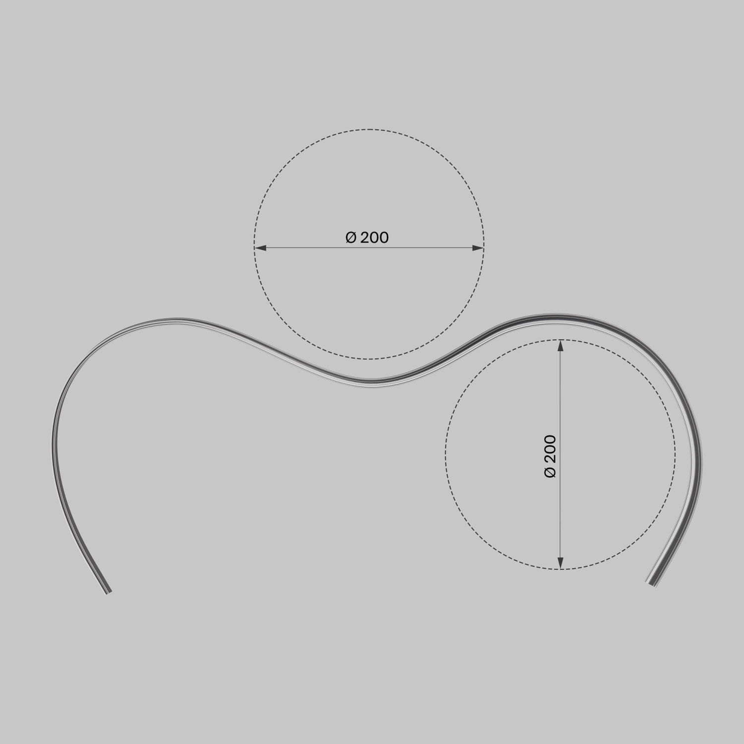 Maytoni Led Strip Профиль ALM-1806-S-2M