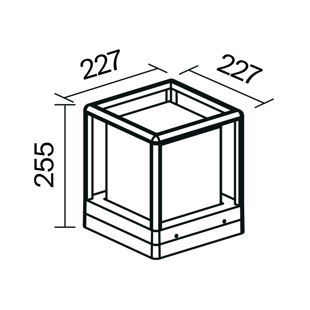 Maytoni Outdoor Trim Ландшафтный светильник цвет: графит O455FL-01GF