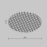 Maytoni Technical Светофильтр HoneyComb ⌀45мм HoneyComb-D45
