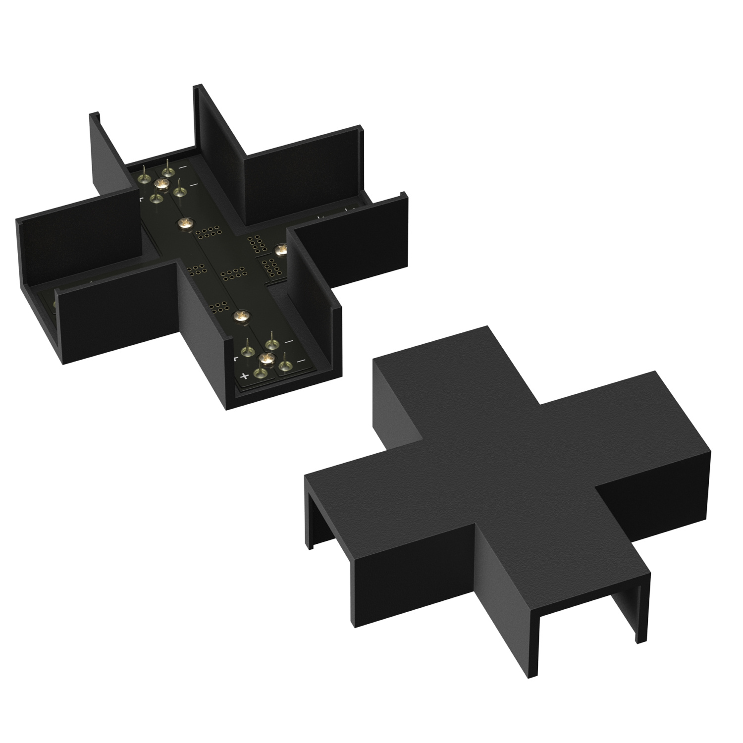 Maytoni Technical Коннектор питания X-образный Elasity TRA160CX-11B