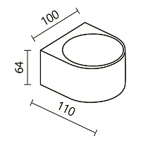 Maytoni Outdoor Blow Архитектурная подсветка цвет: графит O435WL-L10GF3K