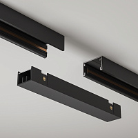 Maytoni Technical Коннектор питания прямой Basity, черный TRA172IPC-1B