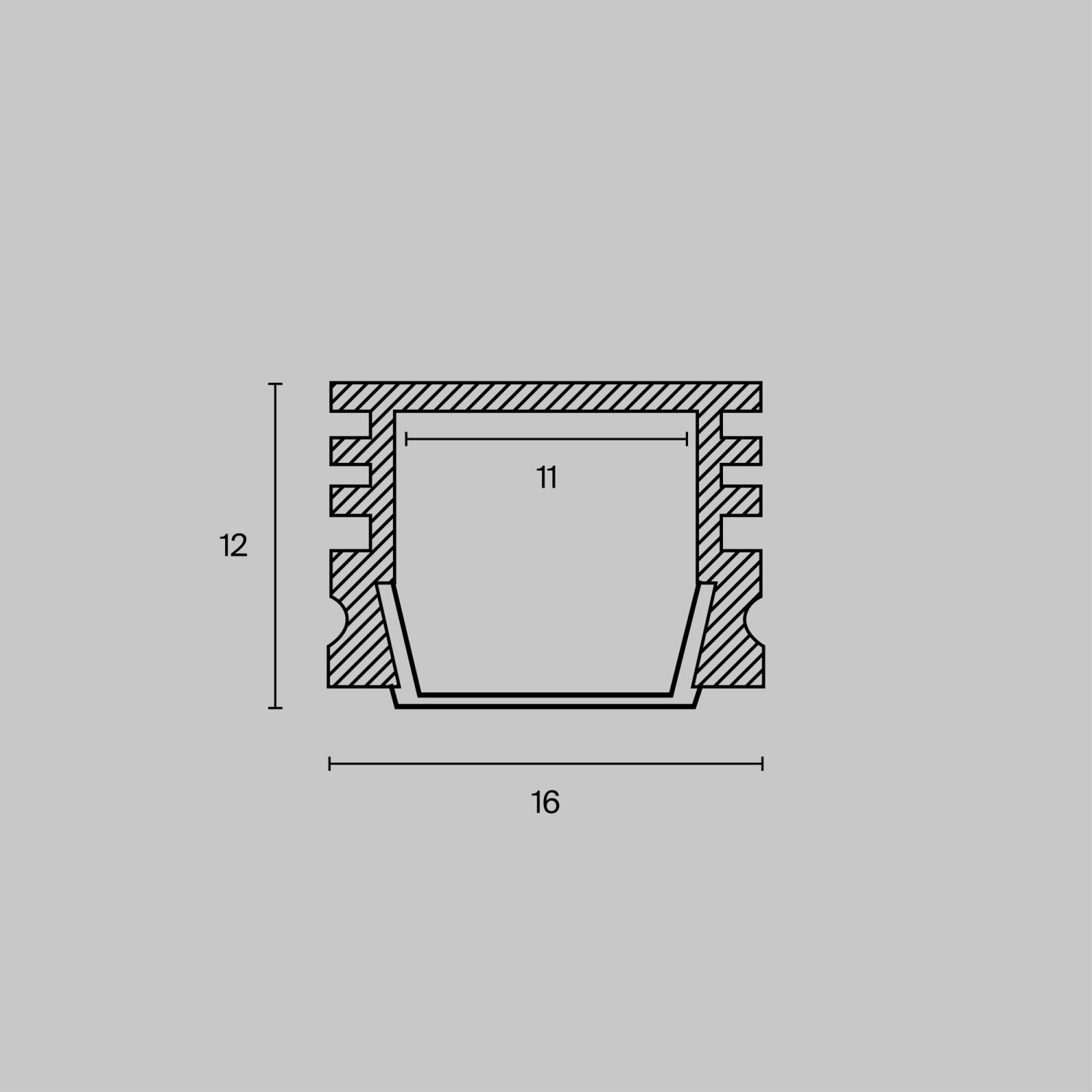 Maytoni Led Strip Профиль ALM005S-2M