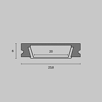 Maytoni Led Strip Профиль ALM002S-2M