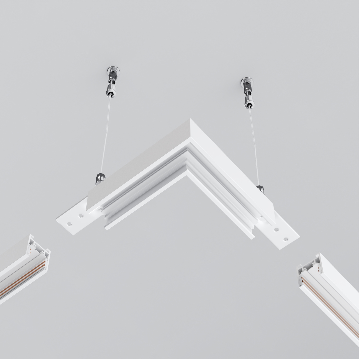 Maytoni Technical Коннектор угловой Exility накладной низкопрофильный TRAM034CL-41W