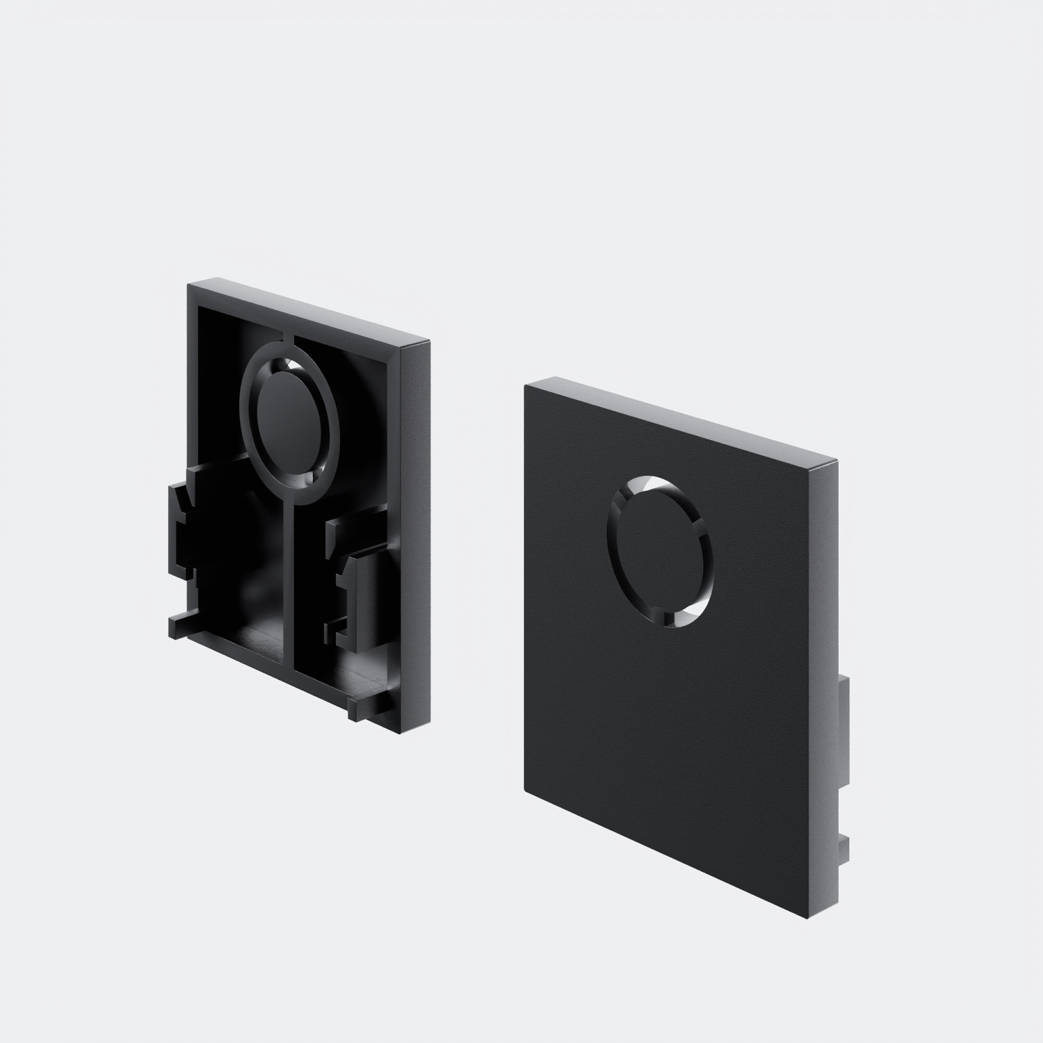 Maytoni Technical Заглушки для накладного низкопрофильного шинопровода Exility 2шт. TRAM034EC-41B