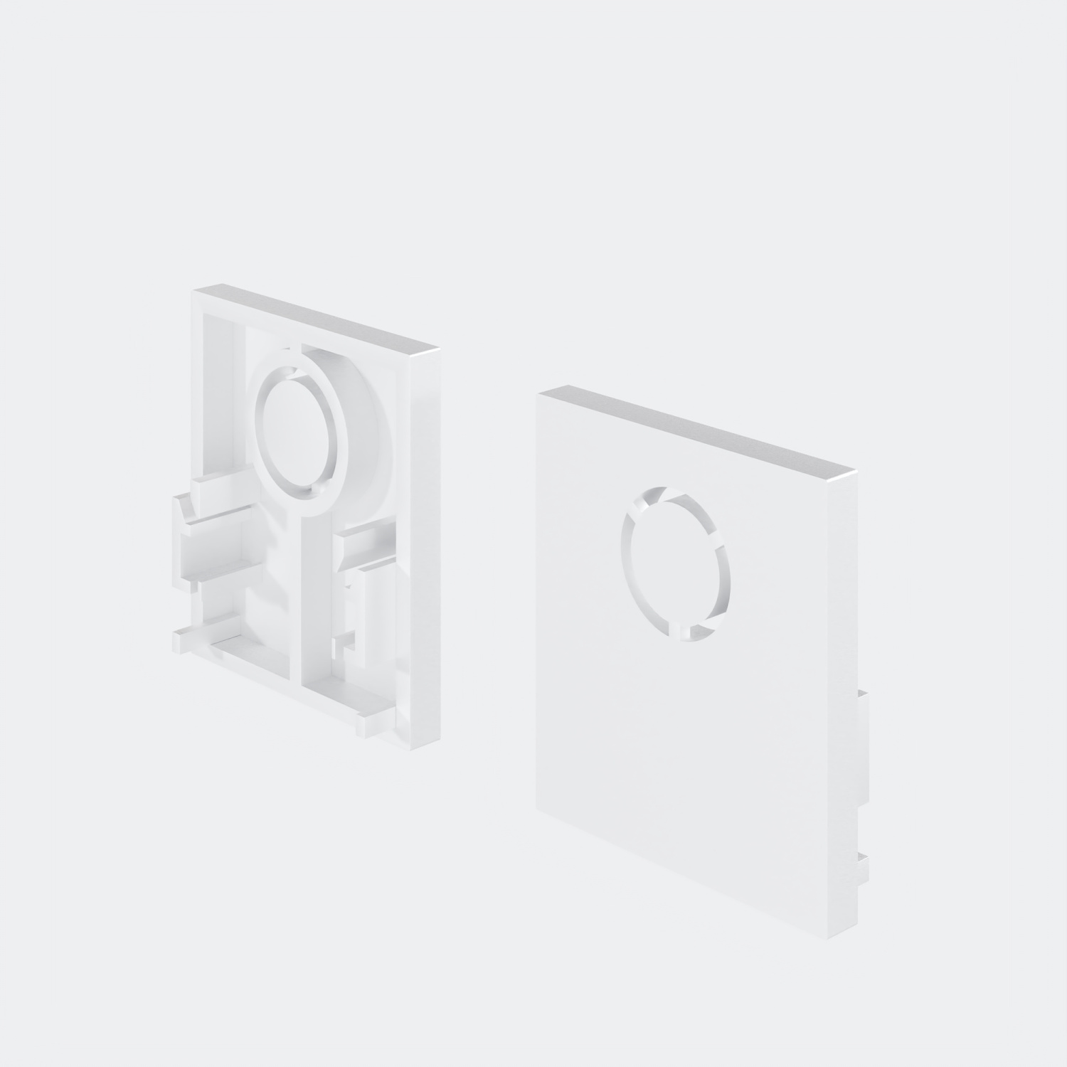 Maytoni Technical Заглушки для накладного низкопрофильного шинопровода Exility 2шт. TRAM034EC-41W
