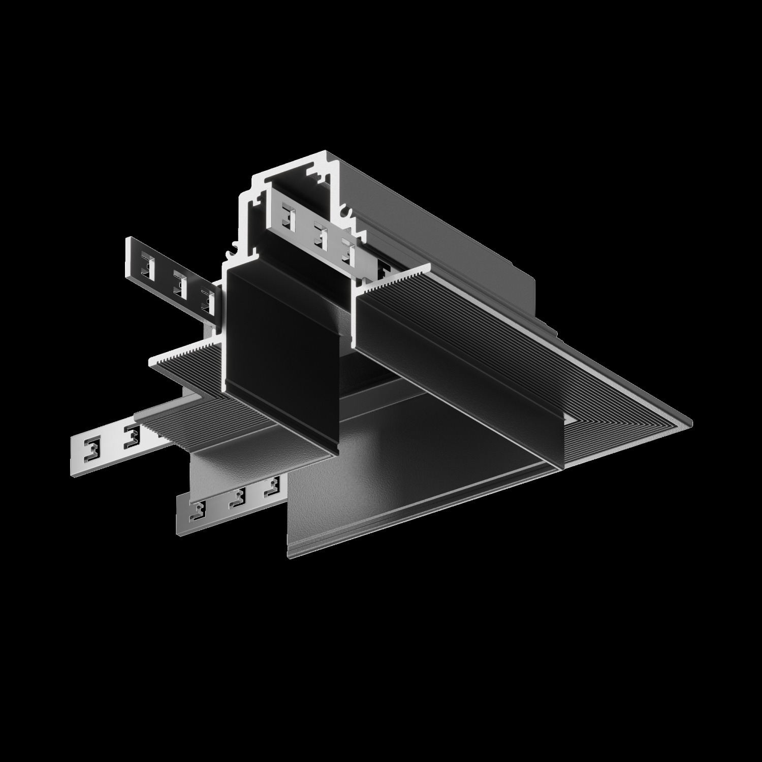 Maytoni Technical Коннектор угловой Gravity встраиваемый черный TRX010CL-22B