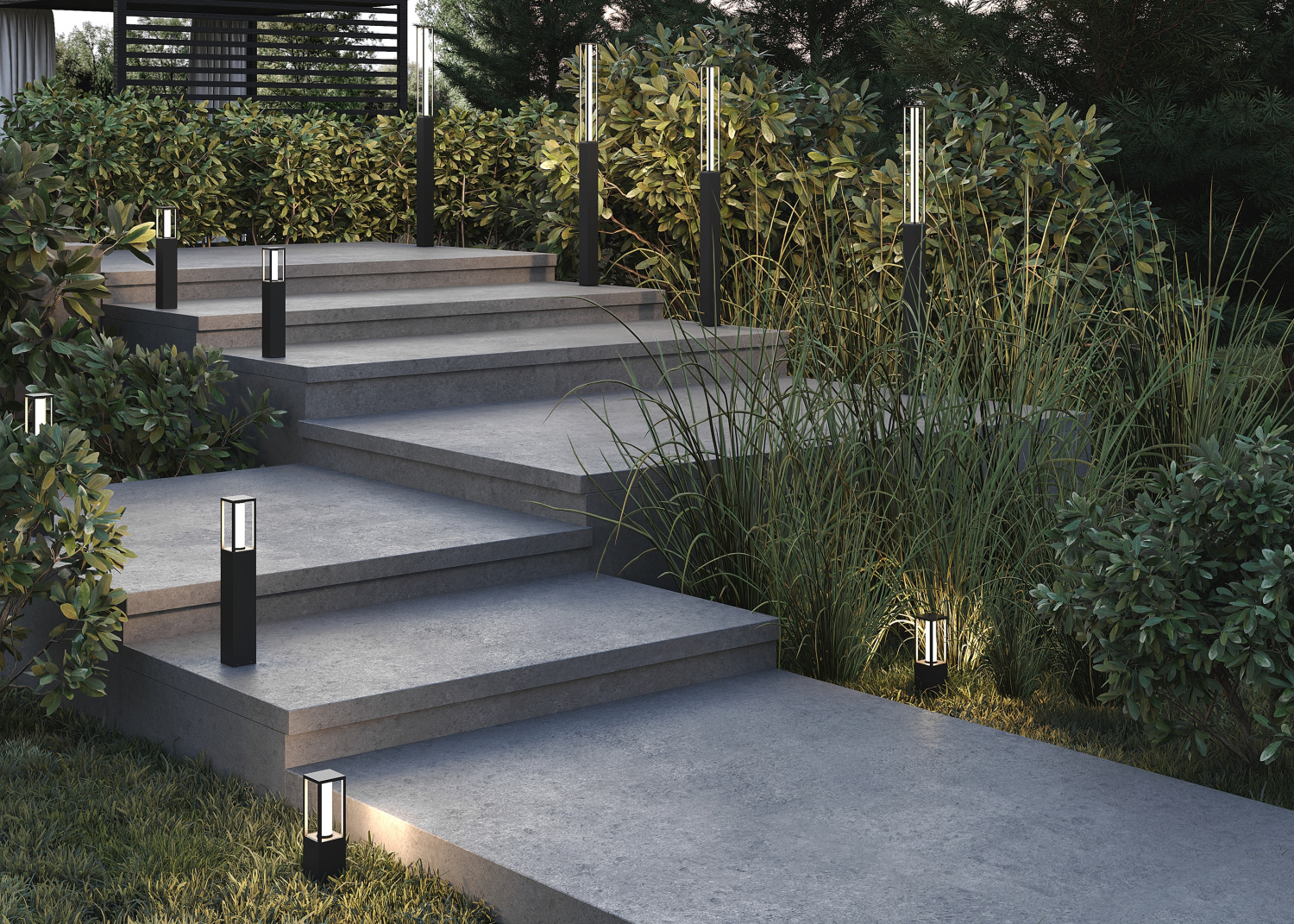 Maytoni Outdoor Expo Садово-парковый светильник цвет: черный O480FL-L25B3K