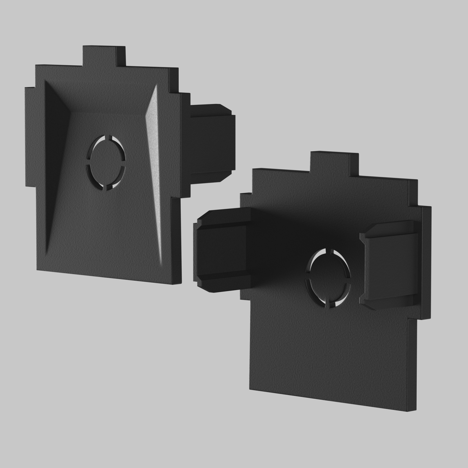 Maytoni Technical Комплект заглушек к встраиваемому шинопроводу Radity 2шт TRA084EC-12B