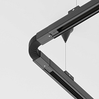 Maytoni Technical Коннектор гибкий Trinity черный TRA005CF-31B