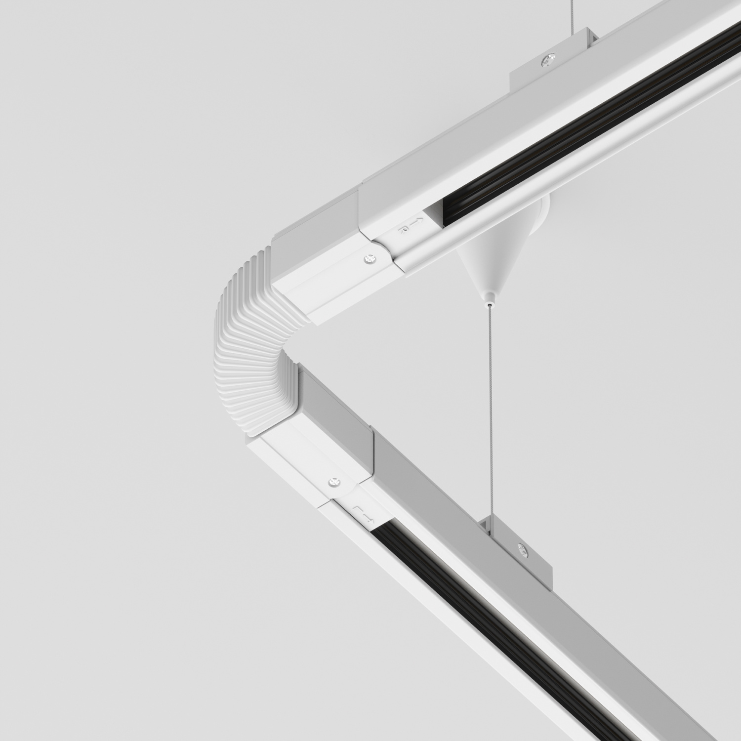 Maytoni Technical Коннектор гибкий Trinity белый TRA005CF-31W