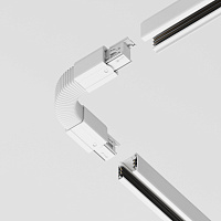 Maytoni Technical Коннектор гибкий Trinity белый TRA005CF-31W