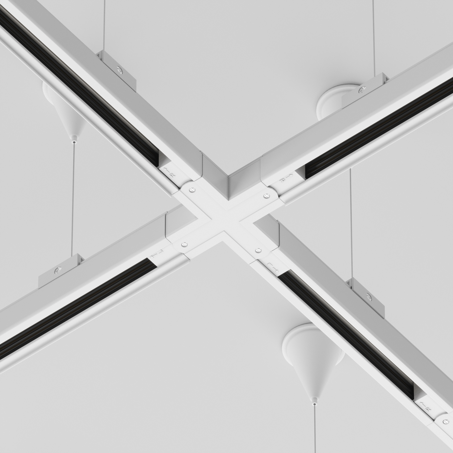 Maytoni Technical Коннектор Х-образный Trinity белый TRA005CX-31W