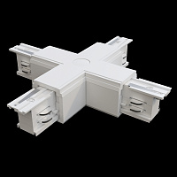 Maytoni Technical Коннектор Х-образный Trinity белый TRA005CX-31W