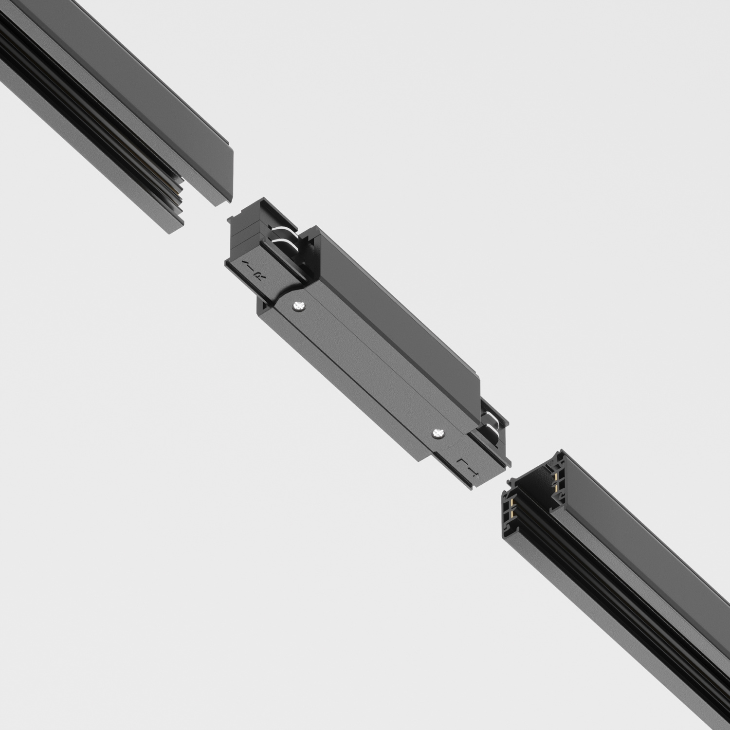 Maytoni Technical Коннектор прямой Trinity черный TRA005C-31B