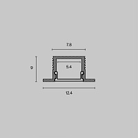 Maytoni Led Strip Профиль ALM-1209-S-2M