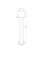 Maytoni Outdoor Harz Ландшафтный светильник цвет: белый O421FL-L5W
