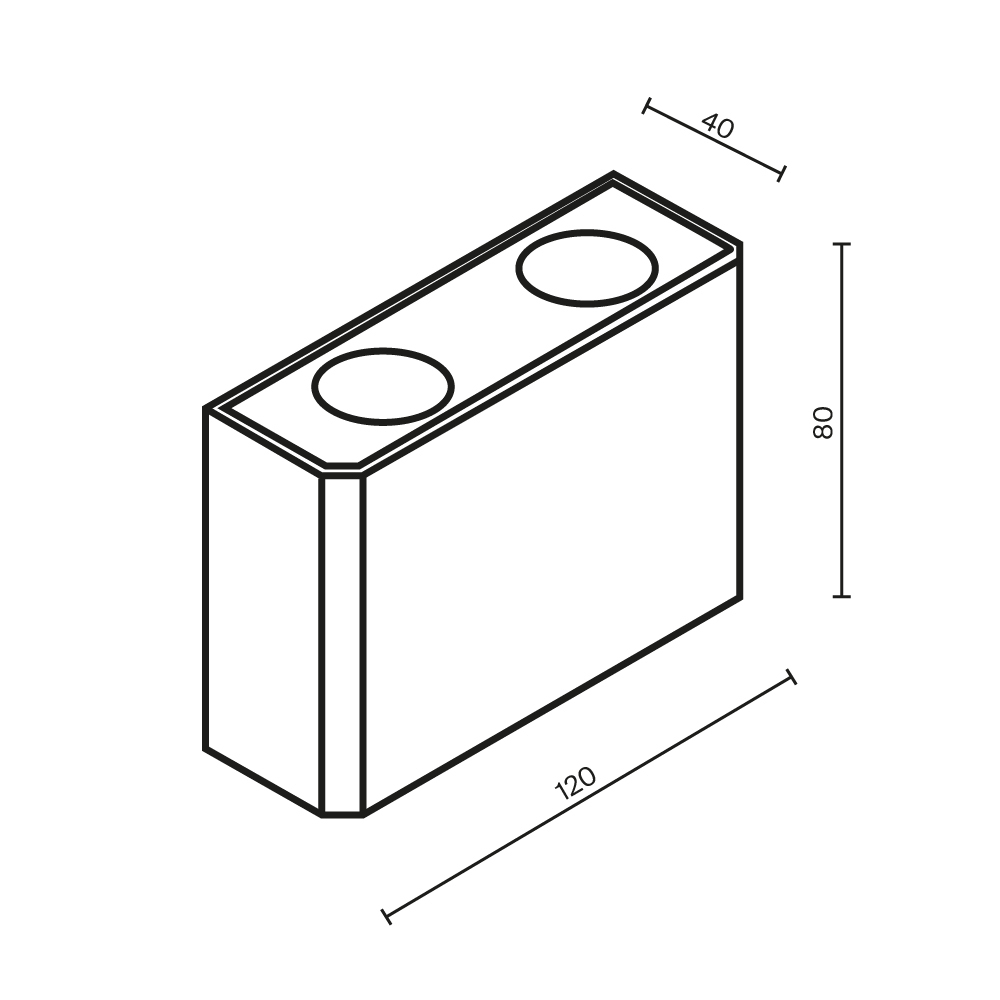 Maytoni Outdoor Show Архитектурная подсветка цвет: графит O433WL-L4GF3K