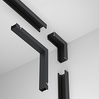 Maytoni Technical Коннектор угловой внутренний, накладной Basity, черный TRA172ICL-11B