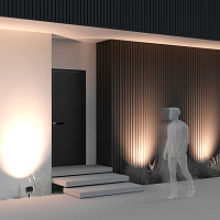 Maytoni Outdoor Ares Ландшафтный светильник цвет: черный O309FL-L18B3K