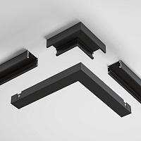 Maytoni Technical Коннектор угловой, накладной Basity, черный TRA172CL-11B