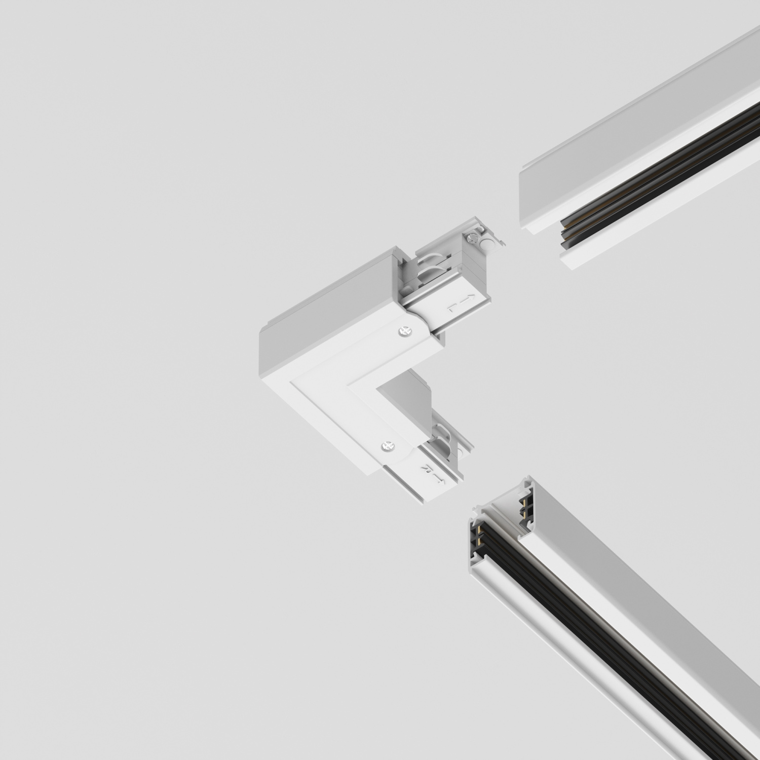 Maytoni Technical Коннектор угловой внешний Trinity белый TRA005CL-31W-L