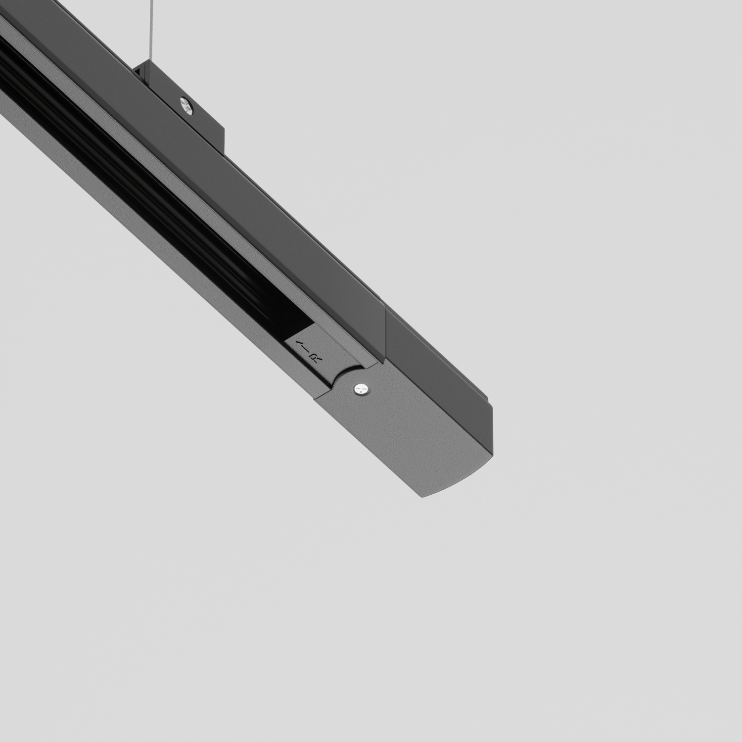 Maytoni Technical Ввод питания правый Trinity черный TRA005B-31B-R