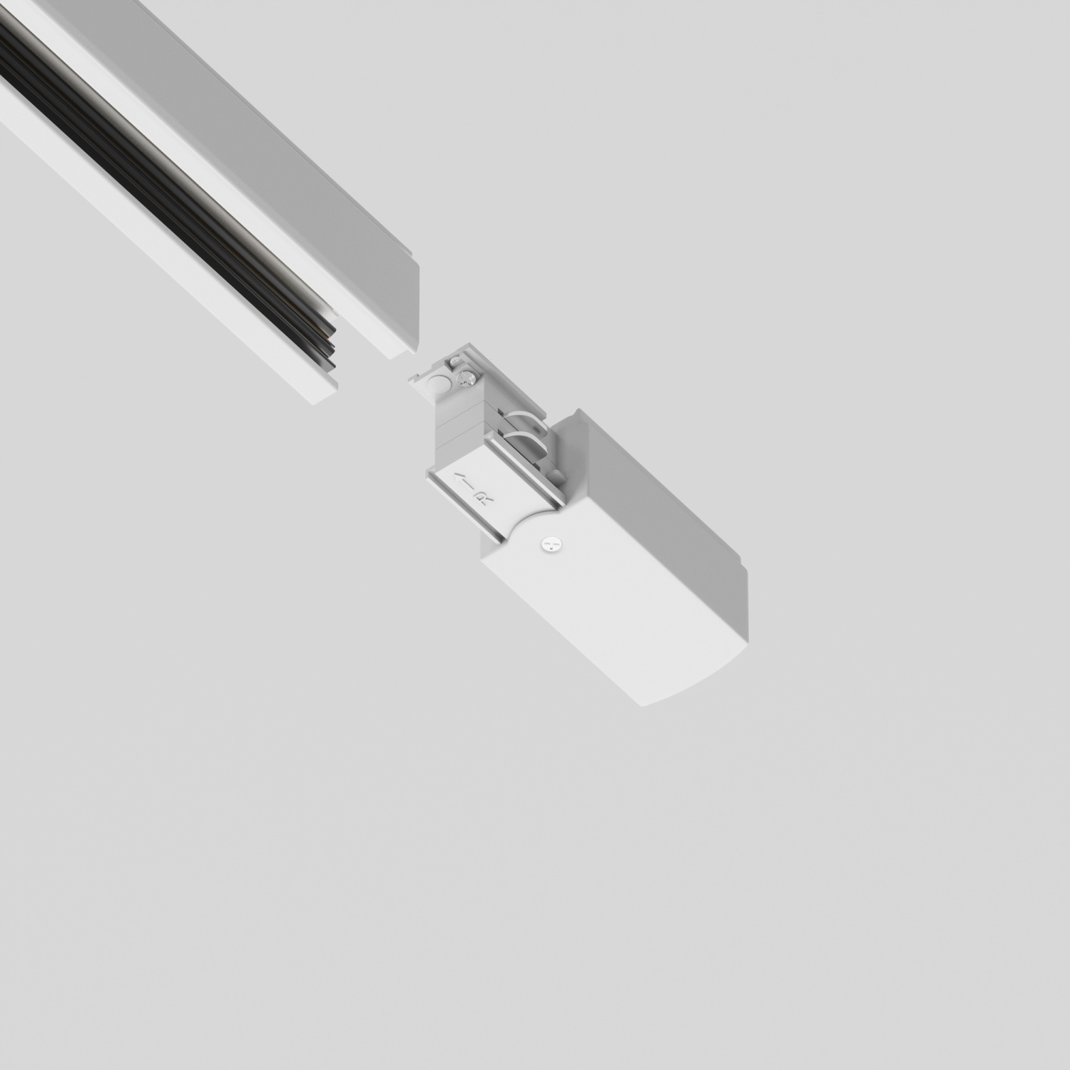 Maytoni Technical Ввод питания правый Trinity белый TRA005B-31W-R