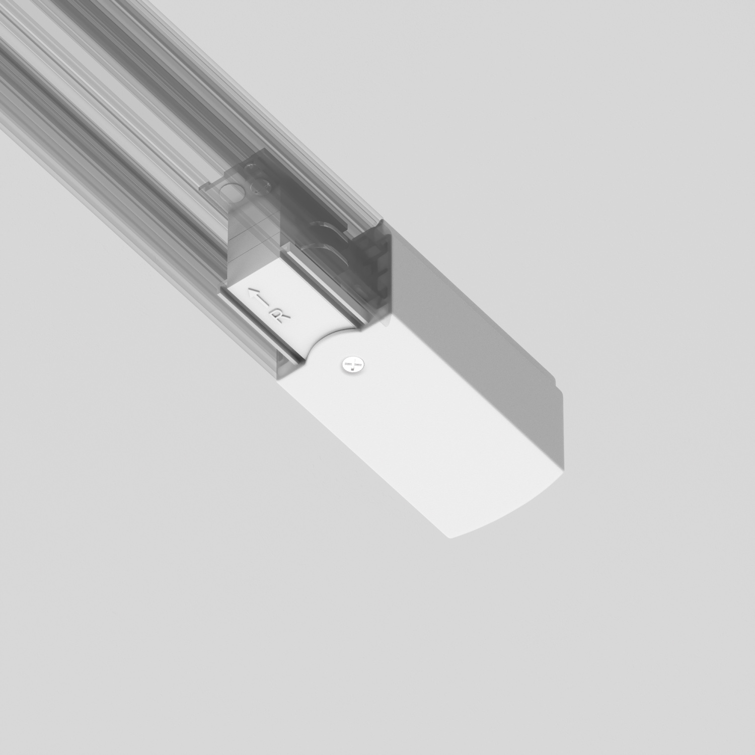 Maytoni Technical Ввод питания правый Trinity белый TRA005B-31W-R