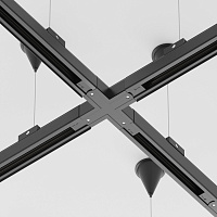 Maytoni Technical Коннектор Х-образный Trinity черный TRA005CX-31B