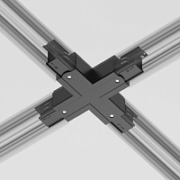 Maytoni Technical Коннектор Х-образный Trinity черный TRA005CX-31B