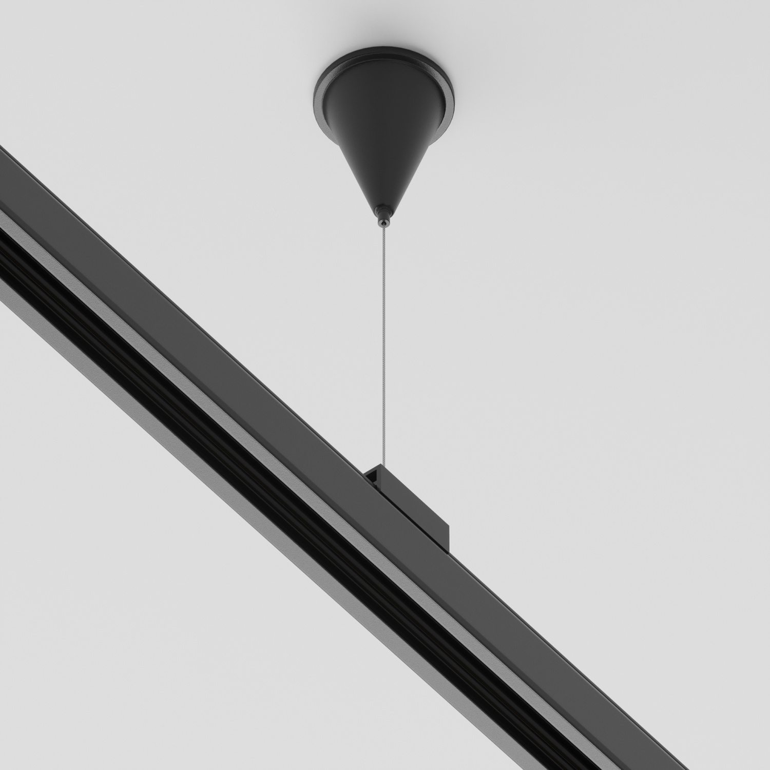 Maytoni Technical Подвес тросовый Trinity черный, 1шт TRA005WS-31B