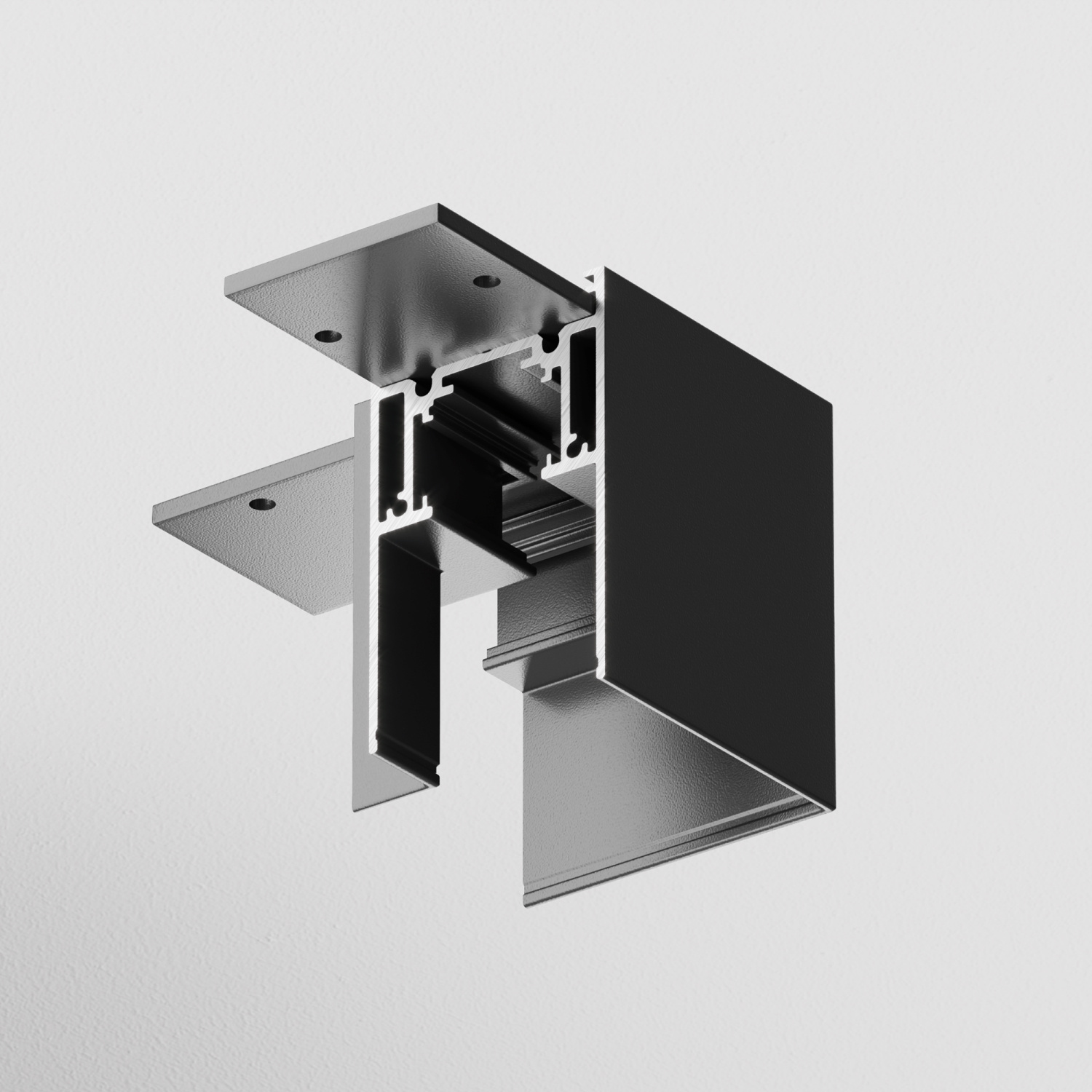 Maytoni Technical Угловой коннектор Gravity накладной черный TRX010CL-21B