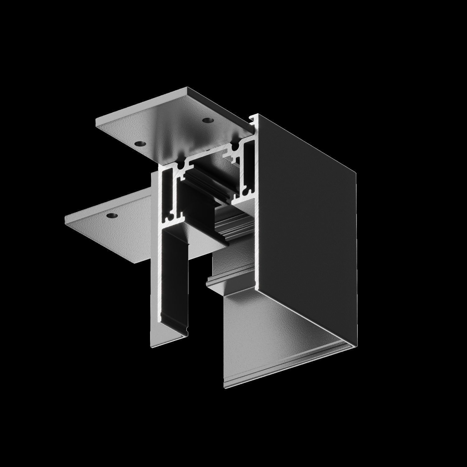 Maytoni Technical Угловой коннектор Gravity накладной черный TRX010CL-21B