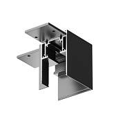 Maytoni Technical Угловой коннектор Gravity накладной черный TRX010CL-21B