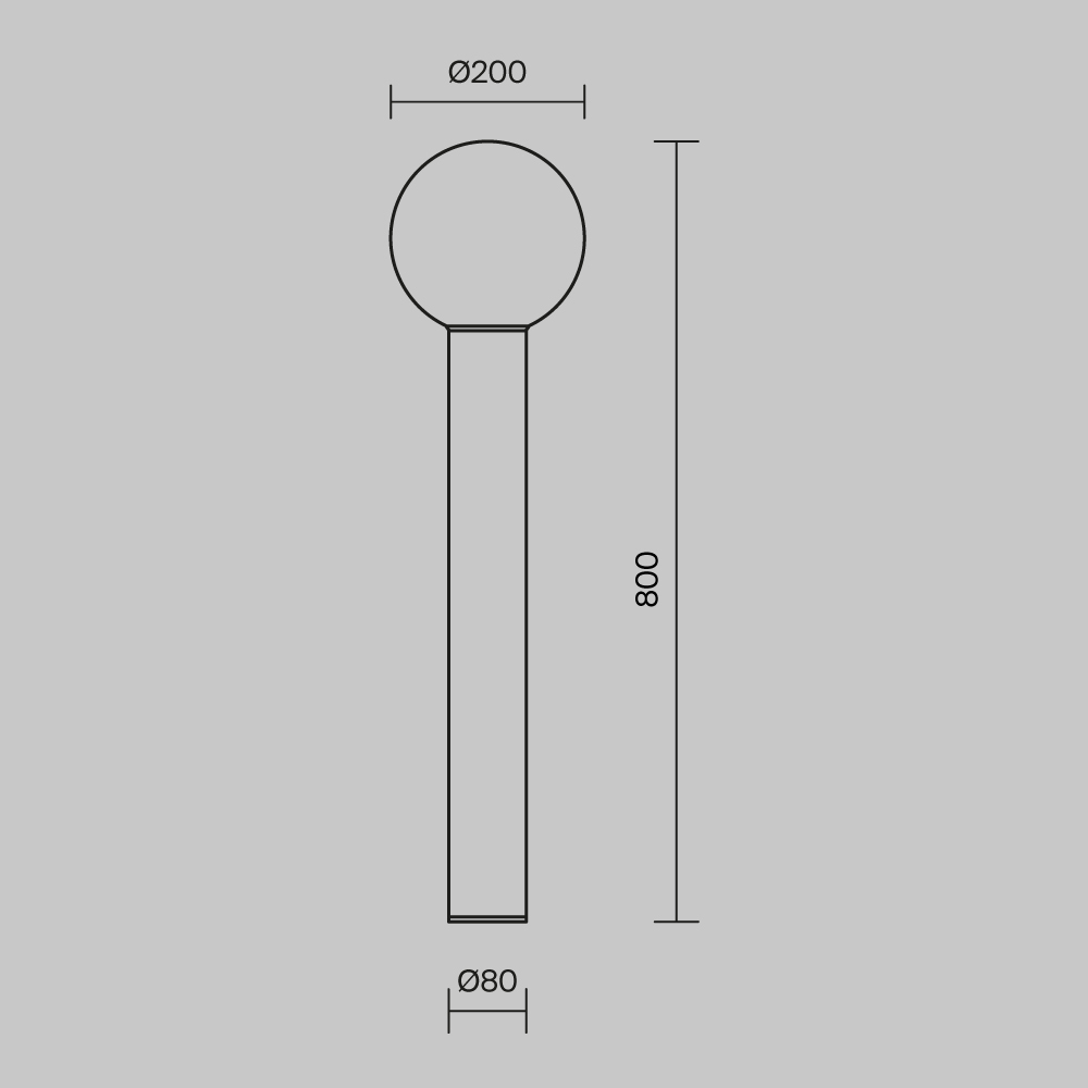 Maytoni Outdoor Bold Ландшафтный светильник цвет: черный O598FL-01B