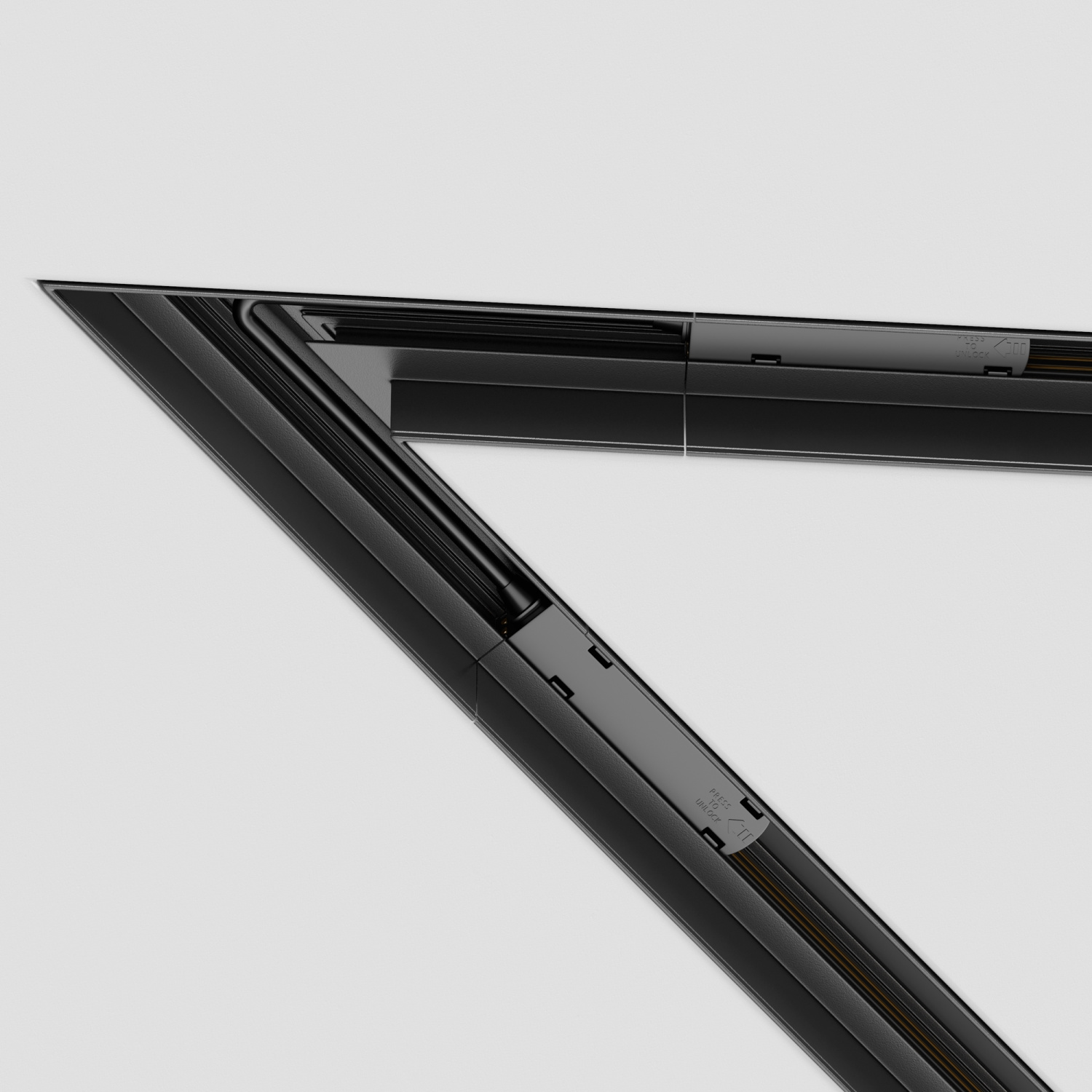 Maytoni Technical Угол-соединитель 45° Gravity встраиваемый черный TRA010CLS-42B