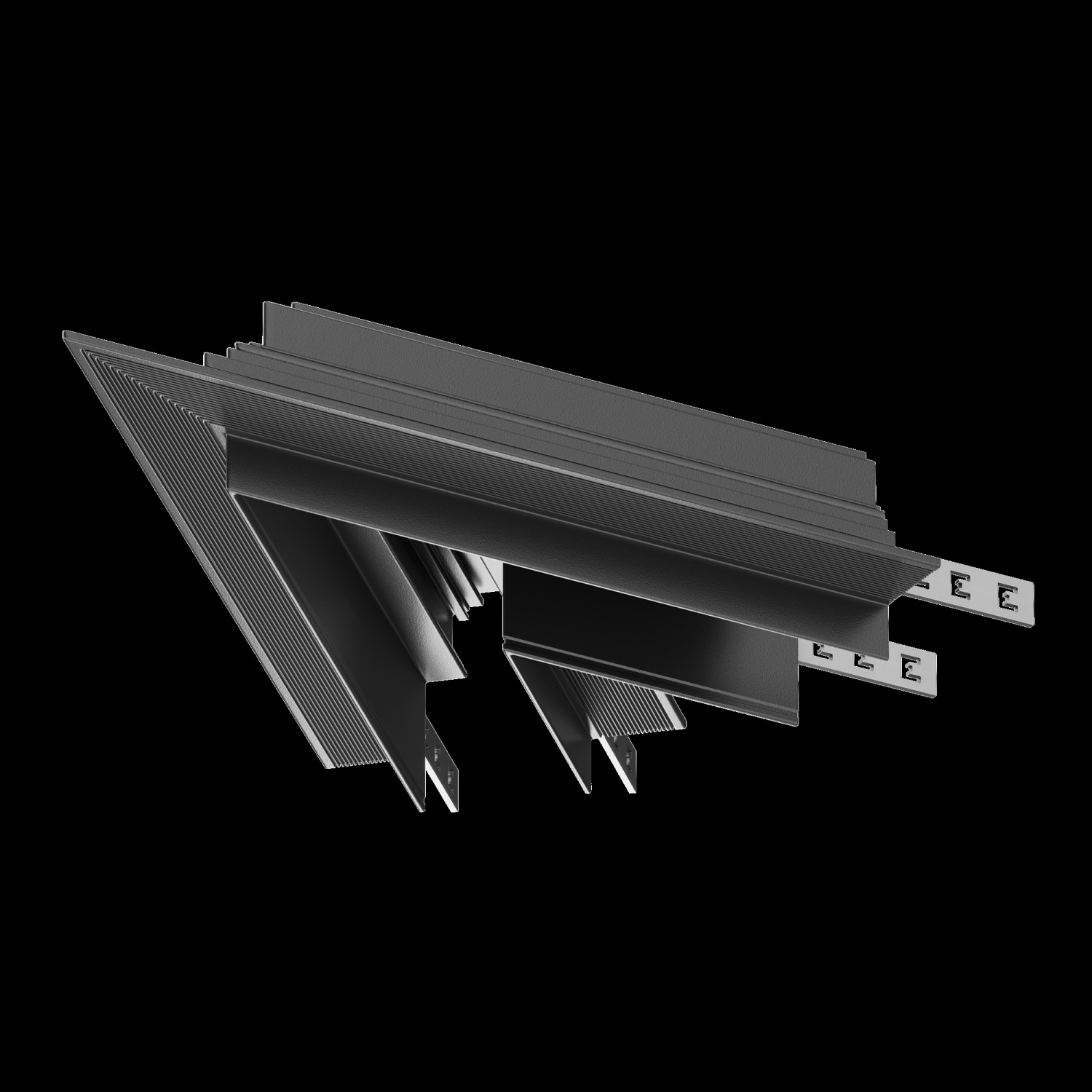 Maytoni Technical Угол-соединитель 45° Gravity встраиваемый черный TRA010CLS-42B