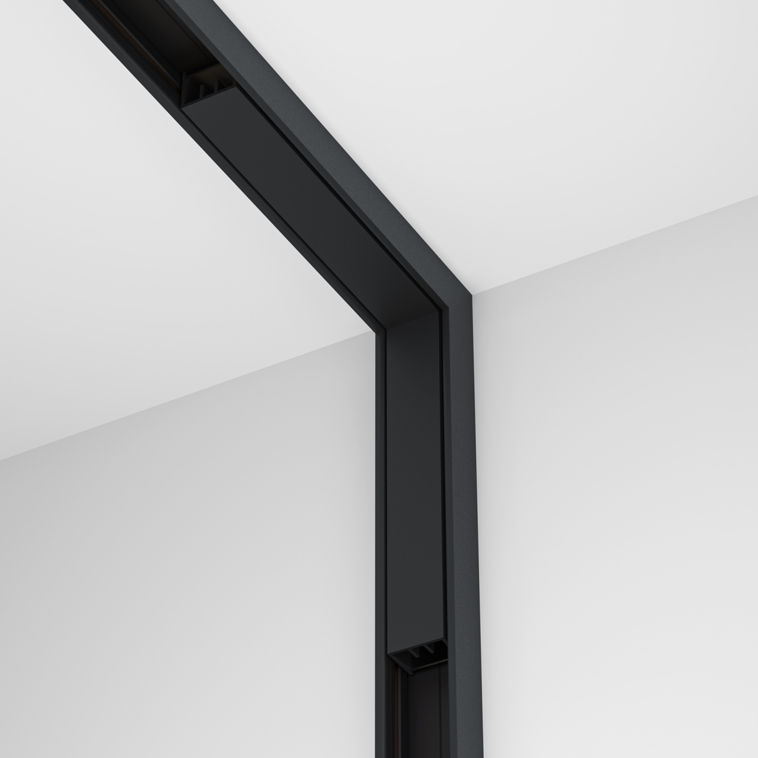 Maytoni Technical Коннектор питания угловой внутренний Basity, черный TRA172ICPC-1B