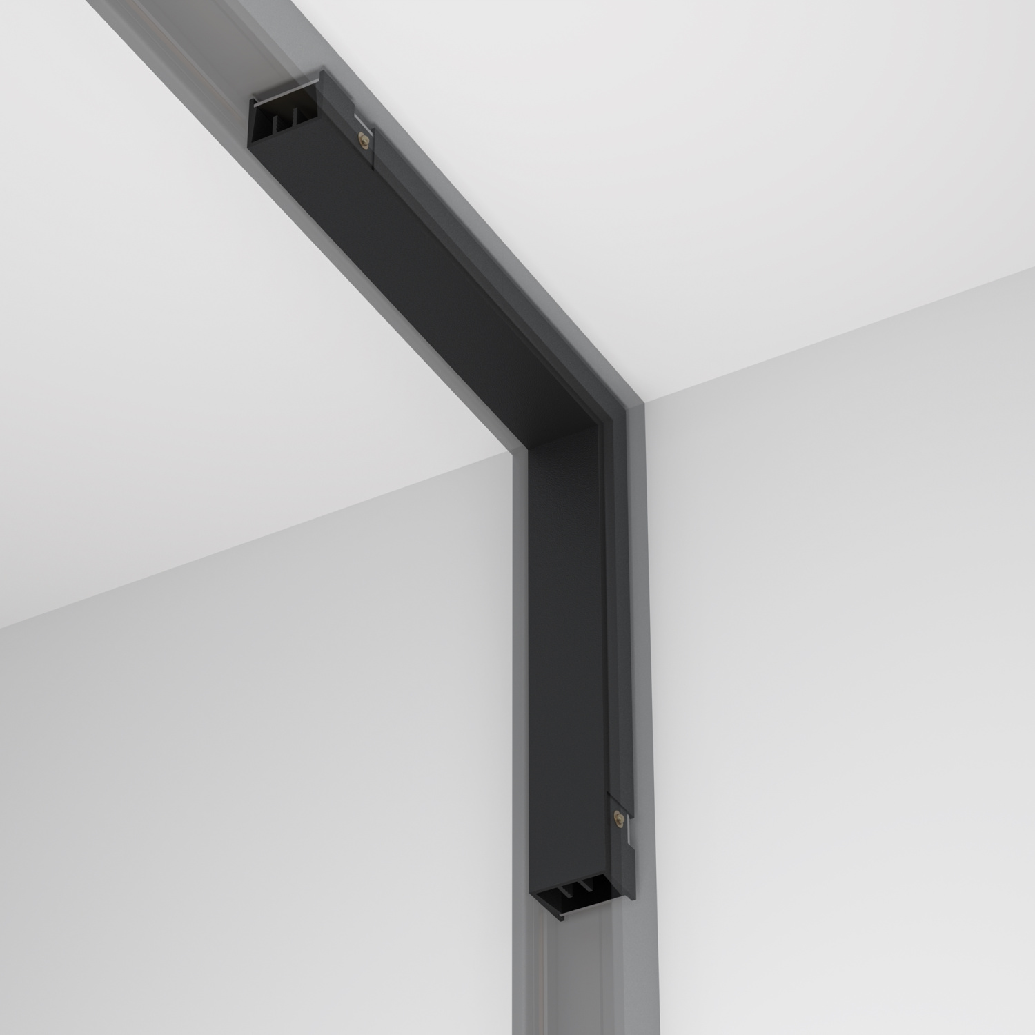 Maytoni Technical Коннектор питания угловой внутренний Basity, черный TRA172ICPC-1B