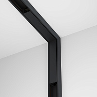 Maytoni Technical Коннектор питания угловой внутренний Basity, черный TRA172ICPC-1B